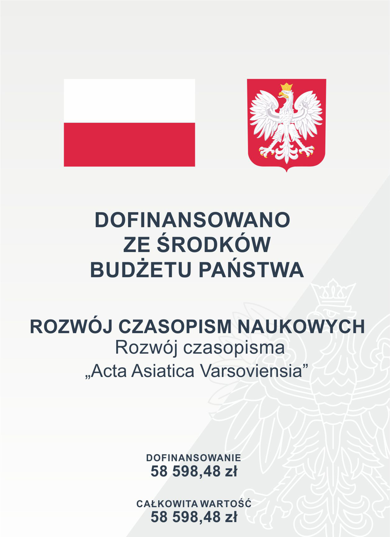 informacja na strone Acta